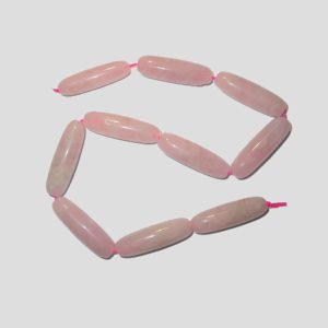 Rose Quartz - 40 x 12mm Oval - 40cm Strand