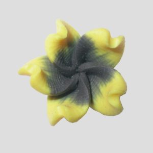 Flower - 15mm - Yellow / Black