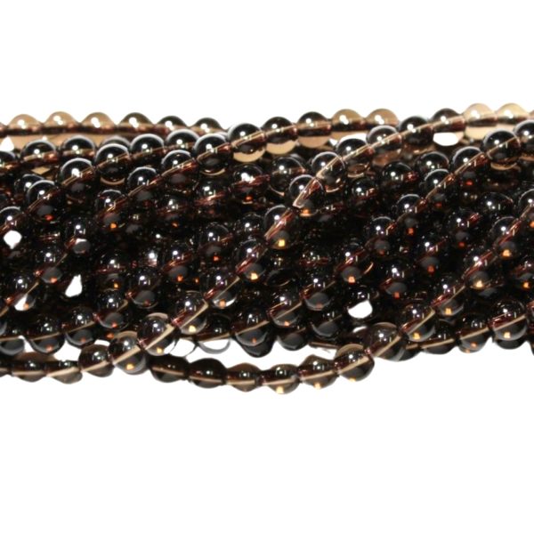 Smokey Quartz - 10mm Round - 39cm Strand