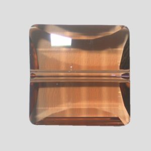 Stairway Bead - 10mm - Light Smoked Topaz