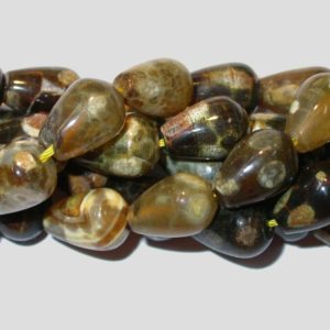 Tiger Agate - 13mm Drop - 38cm Strand