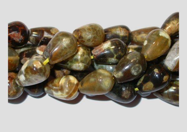 Tiger Agate - 13mm Drop - 38cm Strand