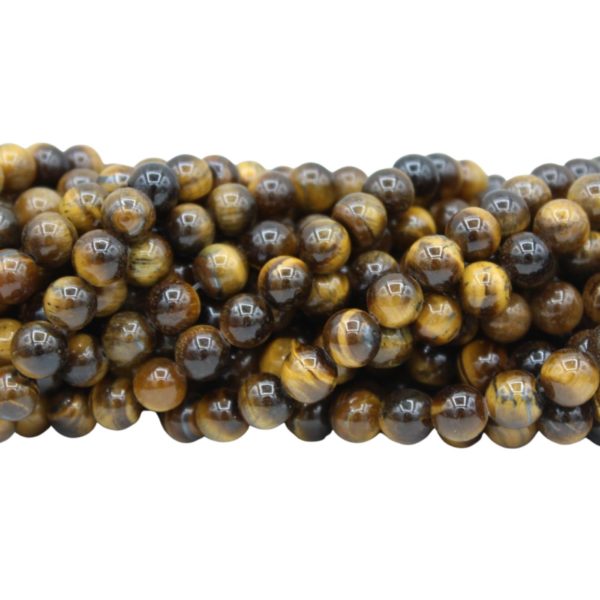 Tiger Eye - Round - 16mm - 19cm Strand