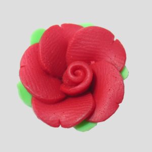 Flower / Leaf - 20mm - Red