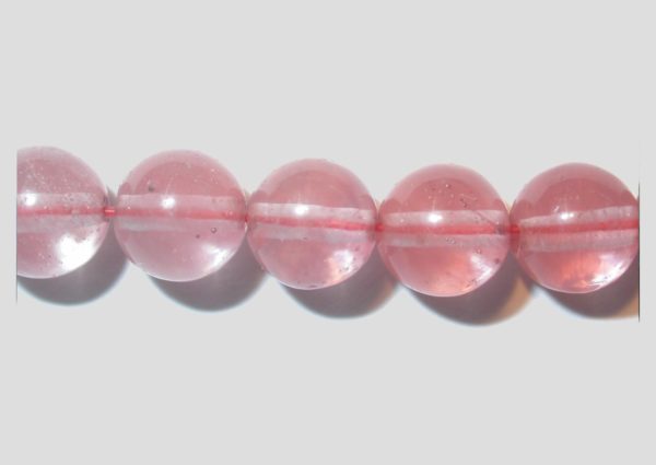 Pink Watermelon - 8mm Round - 40cm Strand