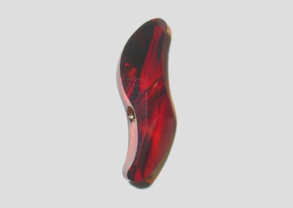 Wave Bead - 19mm - Red Magma