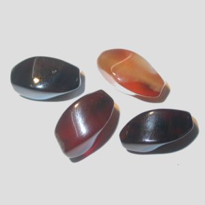 Agate - Twist Oval - 15 x 8mm