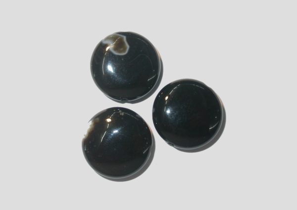 Agate - Puffy Coin - 20mm