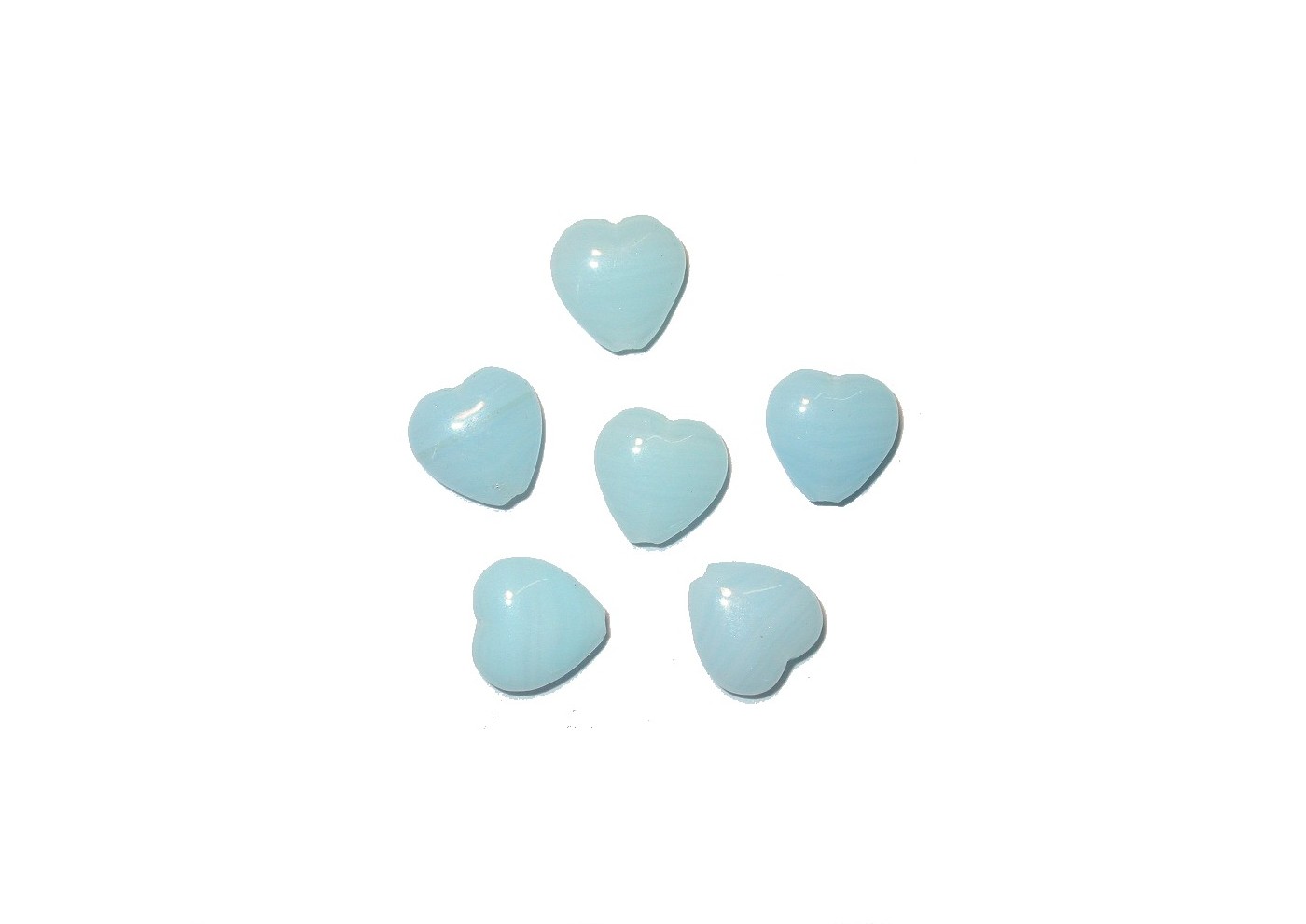 Heart – 10mm – Flat – Bead, Trimming & Craft Co