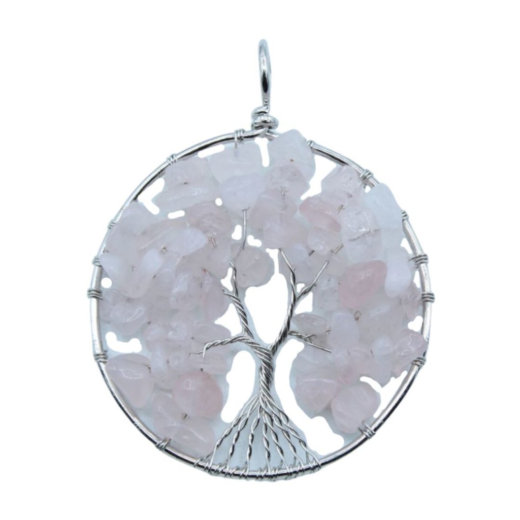 Tree Of Life – Rose Quartz – 50mm – Bead, Trimming & Craft Co